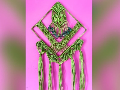 Macrame wall hanging tutorial step by step (Part 1).…(part 2 link in the description box) #macrame