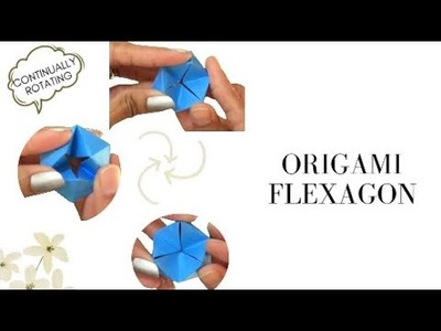 Origami flexagon, action origami, easy paper magic, diy infinite toy using paper| @origamiocean4322