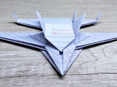 Origami jet, how to make a paper fighter jet