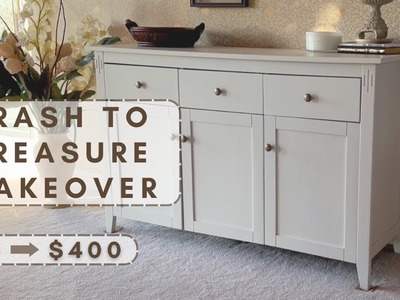 PAINTED FURNITURE FLIP: This sold IMMEDIATELY! | Trash to Treasure | DIY Makeover