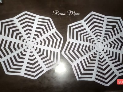 Paper Snowflake Craft Ideas | Diy Paper snowflake for christmas | Easy paper Crafts | #craft #viral