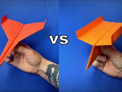 Super Fighter vs Glider Paper Planes | How to Make a Paper Airplane Tutorial