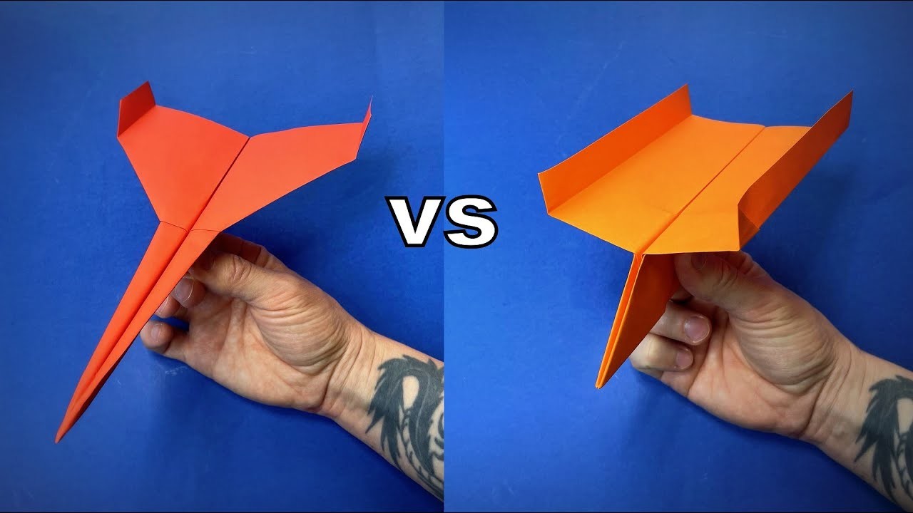 Super Fighter vs Glider Paper Planes | How to Make a Paper Airplane Tutorial