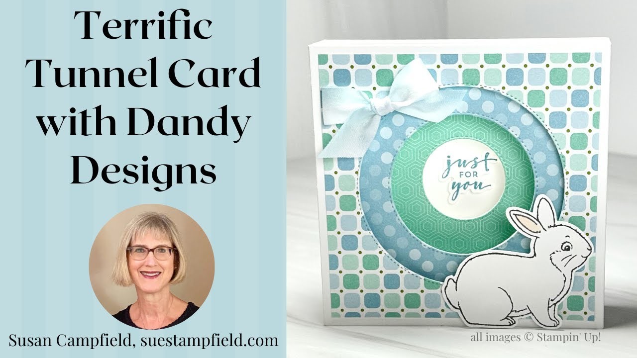 Terrific Tunnel Card with Dandy Designs Designer Series Paper