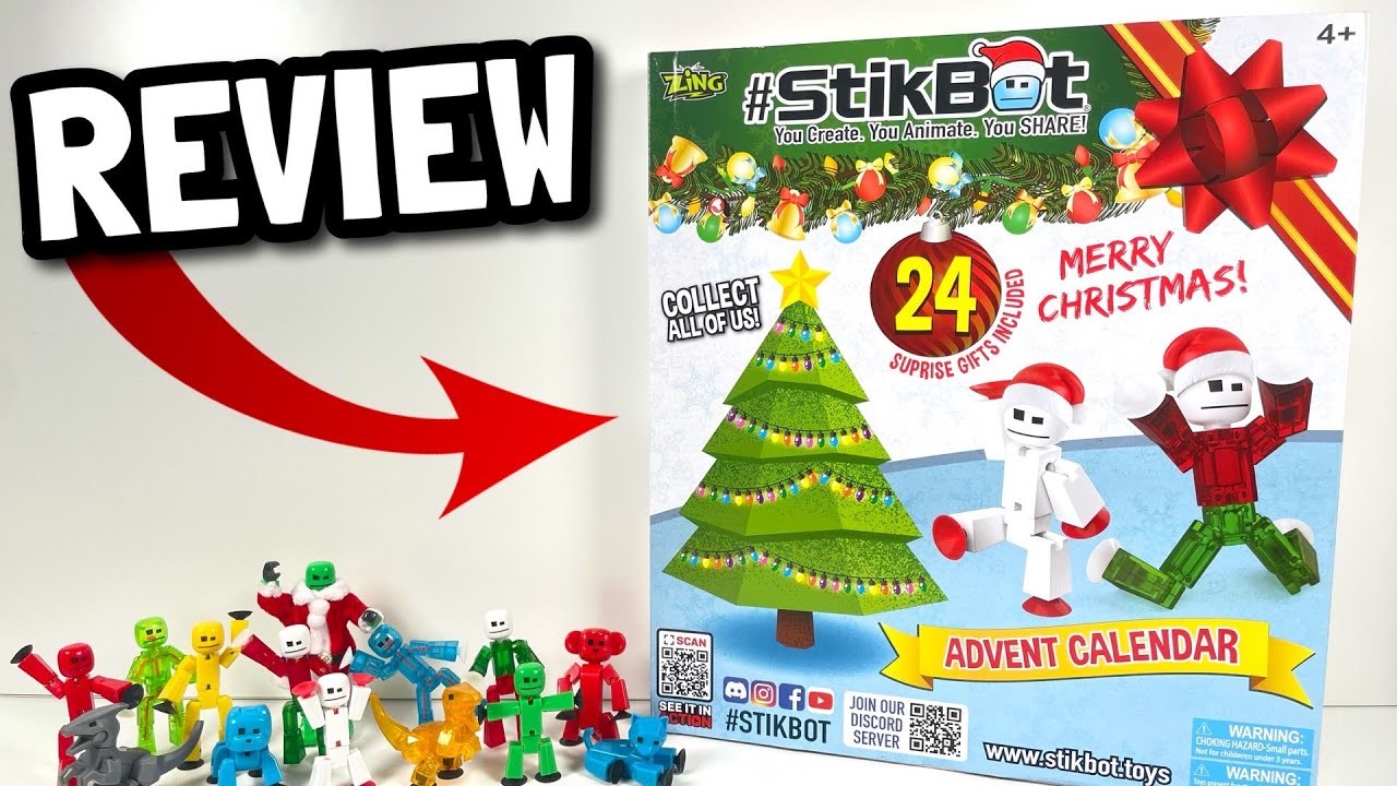 The COMPLETE Stikbot Advent Calendar REVIEW & UNBOXING!