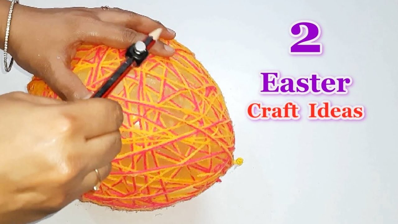 2 Easy  Easter decoration idea made with simple materials | DIY Affordable Easter craft idea  ????5
