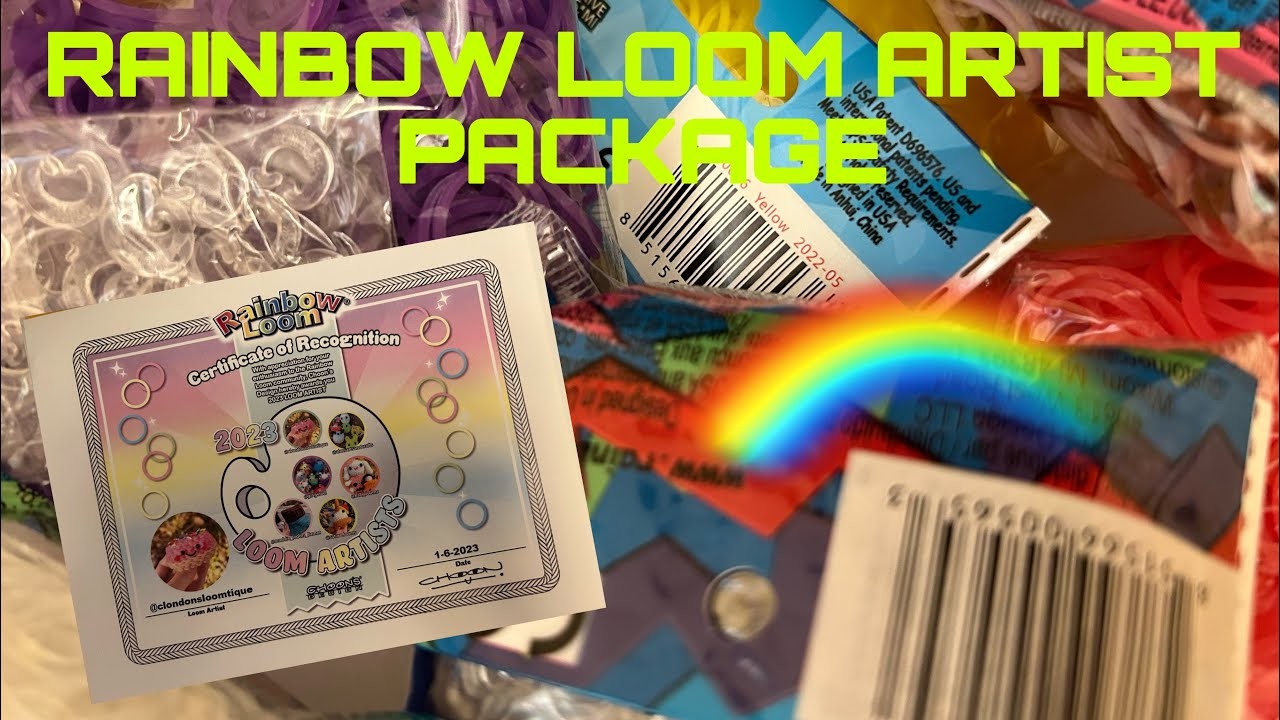 2023 Rainbow Loom Artist Package Unboxing :D