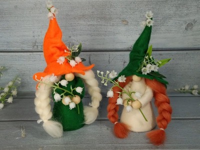 An easy and quick way to make a wonderful felt gnome.