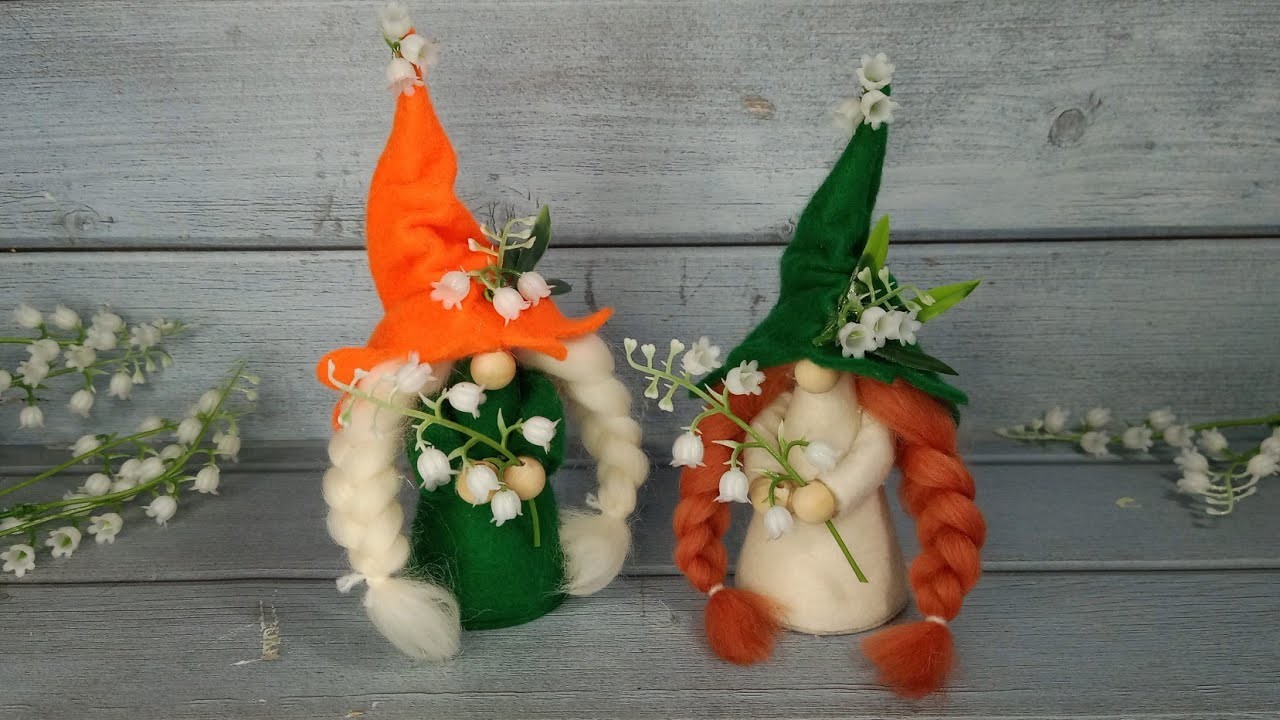 An easy and quick way to make a wonderful felt gnome.