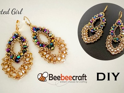 Beaded Earrings || Beebeecraft Tutorial