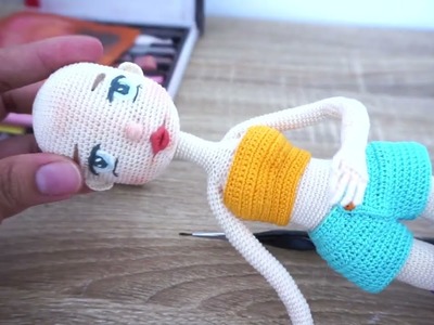 Crochet doll body ( head )