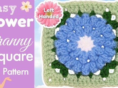Crochet Flower Granny Square - The Forget Me Not!