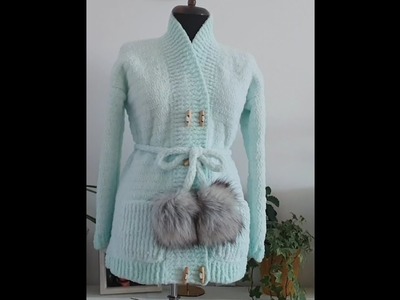 Crochet jacket for winter  simple and easy to make