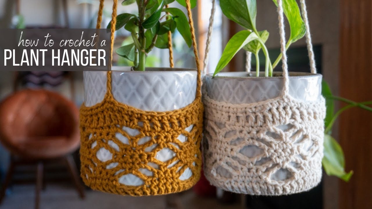 Crochet Plant Hanger Companion Video
