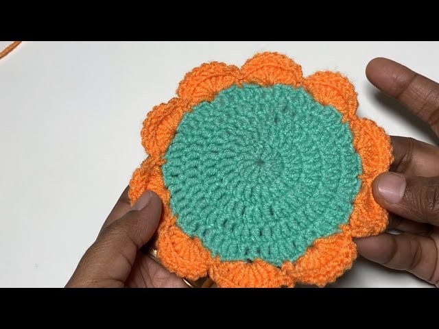 Crochet Round Coaster || Crochet Easy Cup holder