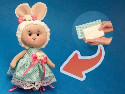DIY an amazing bunny doll - everyone is excited, it’s easy and simple to sew!