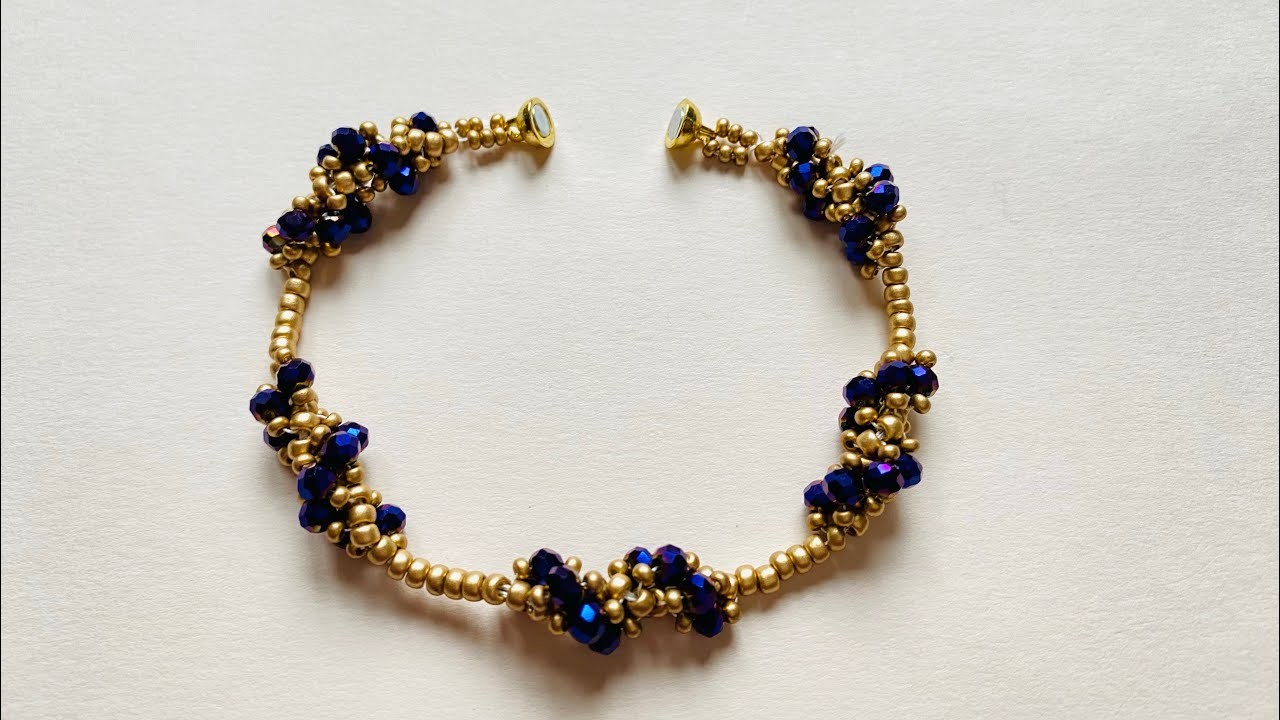 DIY beading spiral bracelet Tutorial. Perlenarmband selber machen. making Jewelry