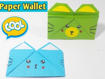 DIY Paper Wallet With Character| How to Make A Paper Wallet | Origami Wallet