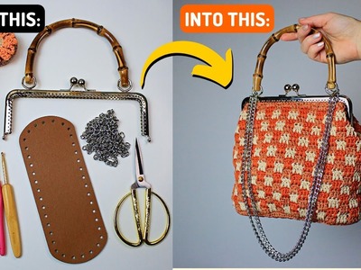 Easy Crochet Bag Tutorial | Make this bag in under 2 hours! ????