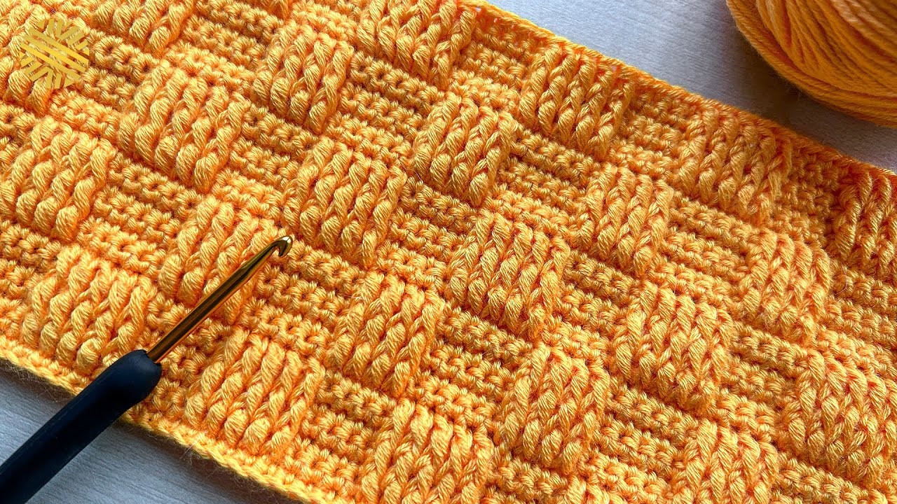 Easy Crochet Pattern for Beginners! ???? WONDERFUL Crochet Stitch for Blanket, Bag, Scarf and Cardigan