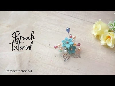 Easy || How to make beaded brooch || Brooch tutorial from beaded and stainless wire