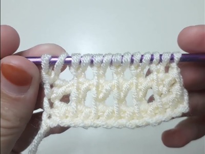 Easy tunisian Crochet baby blanket for beginners online tutorial #crochet