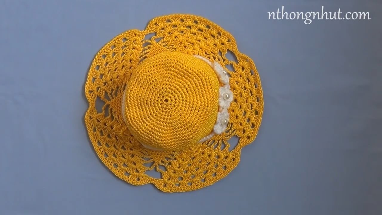 [ENG SUB] Crochet summer hat. Cómo tejer sombrero a crochet paso a paso. Crochet Hat With Joyce
