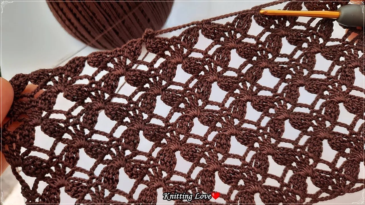 FANTASTIC Very Easy Beautiful Knitting Crochet Model Free Online Tutorial for beginners Tığ işi örgü