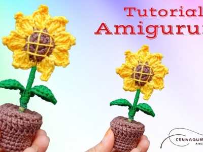 Flowers Amigurumi || Easy Crochet Mini Sunflowers in a Pot Tutorial || Sunflowers Amigurumi