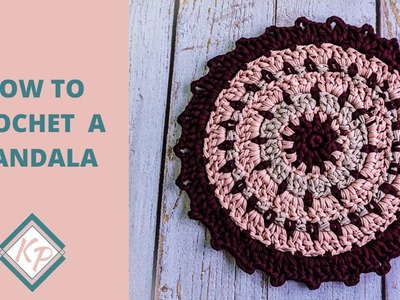 How to crochet a round mandala free pattern