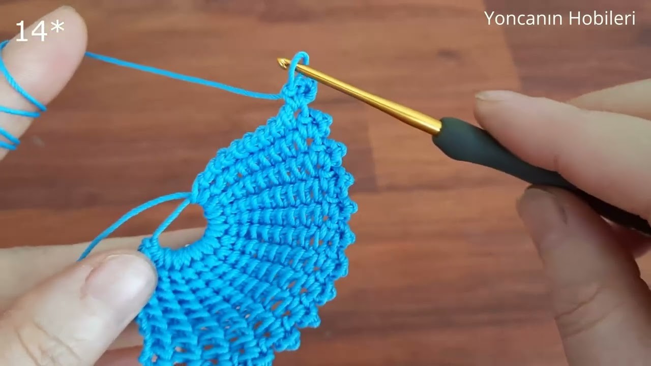 How to Crochet Awesome Adorable 3D Floral Pattern. Çiçek Tığ işi örgü modeli