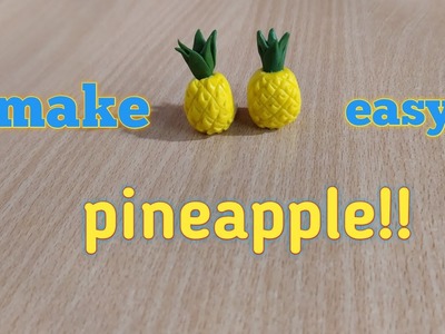 How to make a pineapple!!(polymer clay)????
