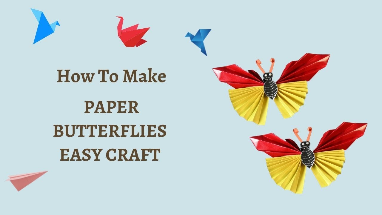 How to make paper butterflies | Easy craft | DIY crafts #QuestDIY