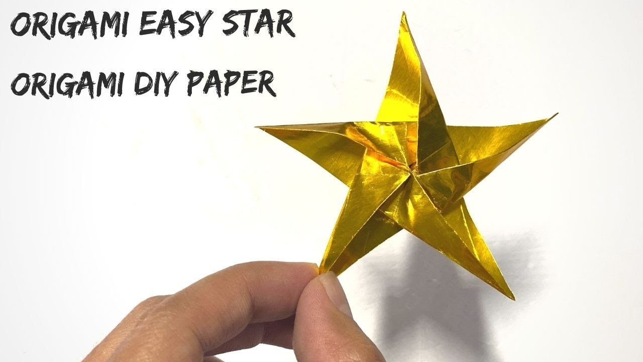 How to make paper easy star | Origami easy star instructions