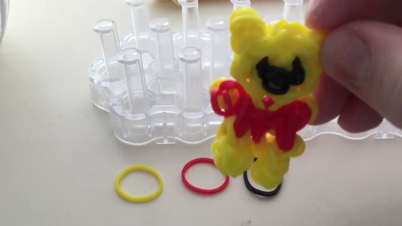 How to make Winnie The Pooh on Rainbow Loom tutorial pt.1