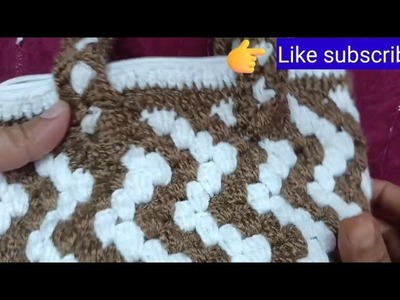 How to make wonderful Crochet bag.purse. pan bag. latest new design crochet bag