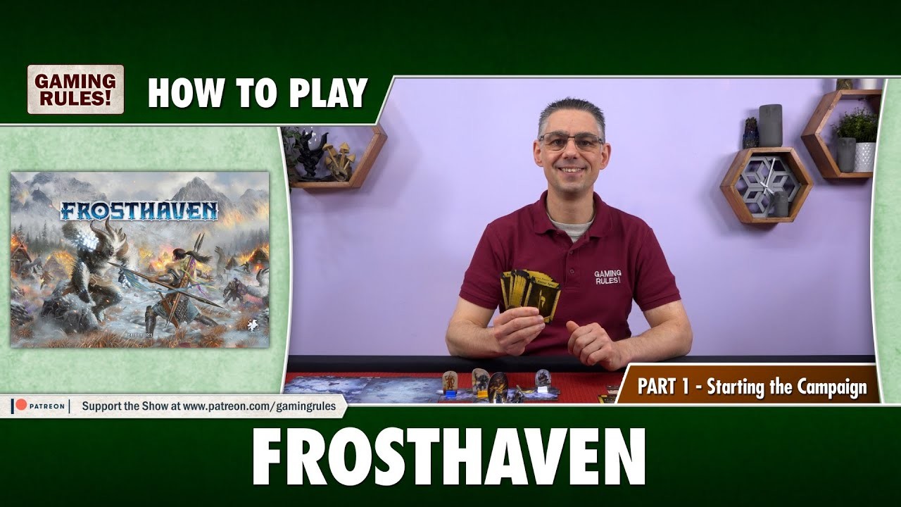 How to Play Frosthaven - Official tutorial - Getting started & Scenario phase