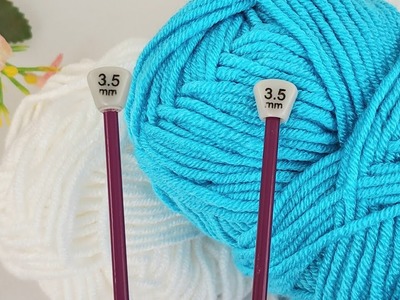 INCREDIBLY BEAUTIFUL! SEAMLESS PATTERN. Knitting for beginners.Two needles
