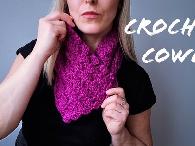 Left Handed Crochet Cowl for Beginners#crochetcowl#crochettutorials