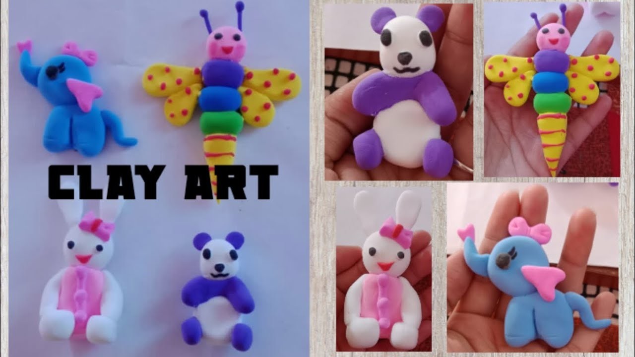 Made Tiniest Animal & Butterfly Using Clay ????#superclay #claycraft #viralvideo #clayart