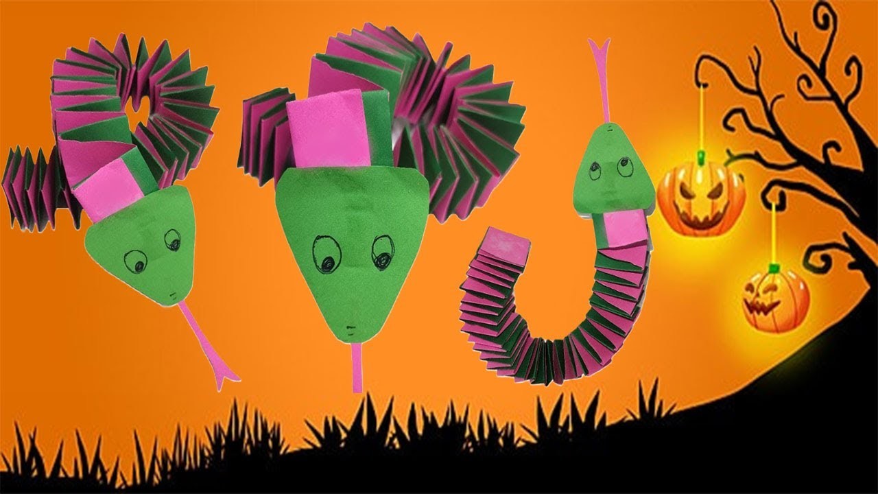 Make a Surprise for Your Kids - Build an Amazing Moving Paper Snake!