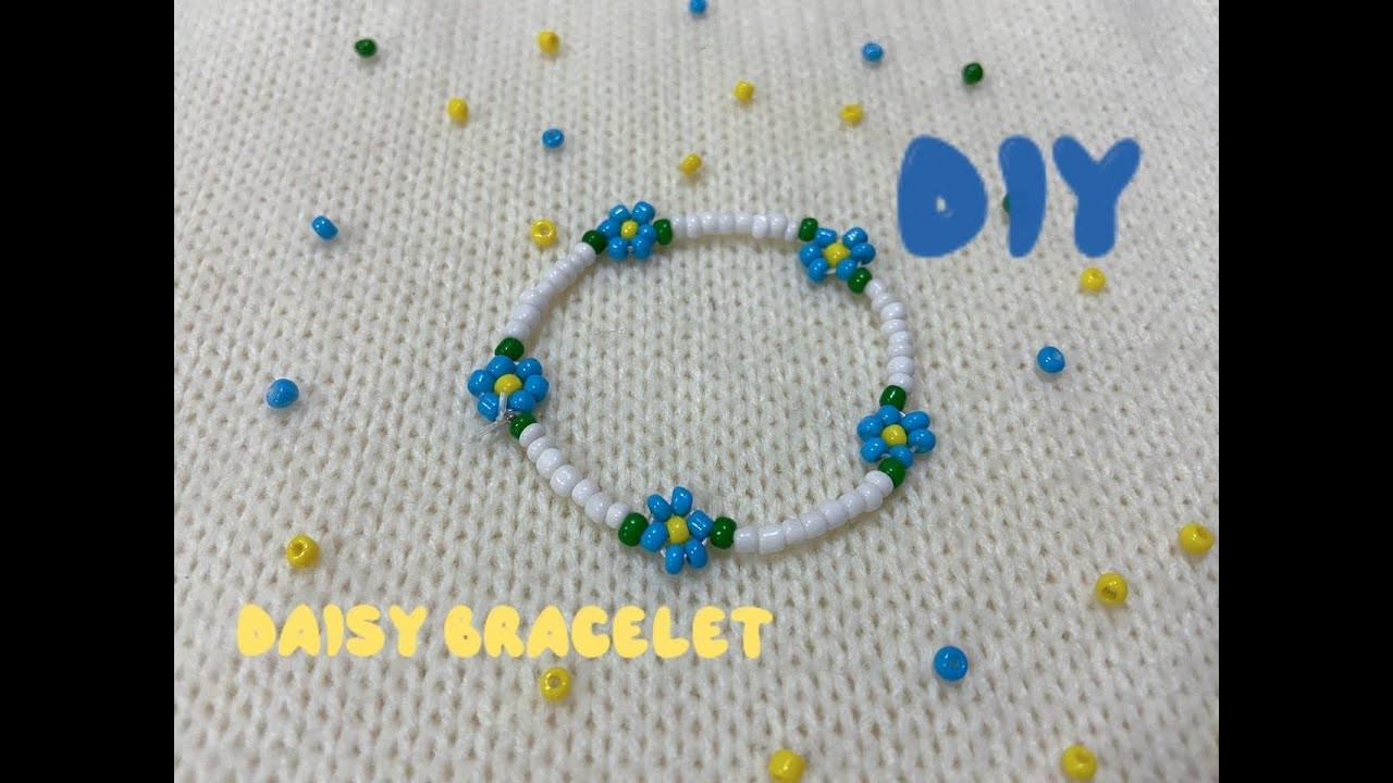 Making bracelets tutorial | Daisy bracelet | DIY | handmade with love by Simie