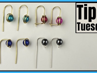 Minimalist Wire Earrings DIY Jewelry Making Tutorial