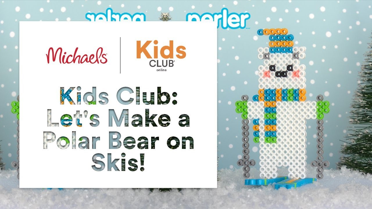 Online Class: Kids Club: Let's Make a Polar Bear on Skis! | Michaels