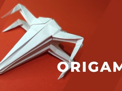 Origami rebel fighter from "Star Wars" with his own hands X-Wing Origami. Star Wars Origami