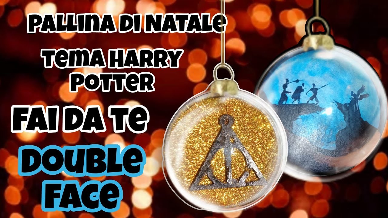 ✨Pallina HARRY POTTER e i doni della morte⚡️ fai da te ✨ Deathly Hallows✨ HANDMADE