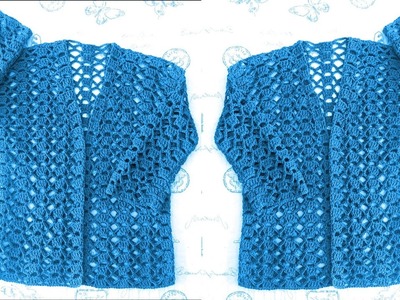 Quick Easy Crochet Women Sweater Top Vest Pattern