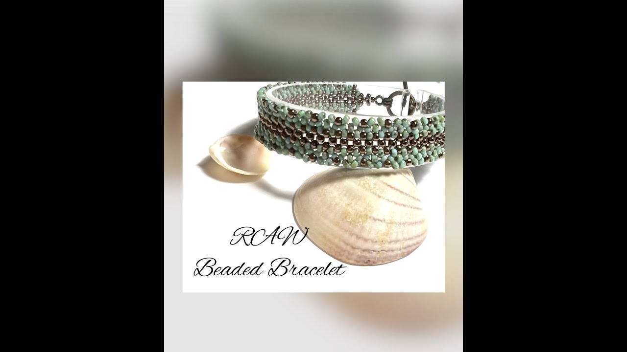 Right Angle Weave Seed Bead Bracelet