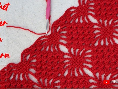 Stunning Crochet Spider Stitch Pattern for Baby Blanket