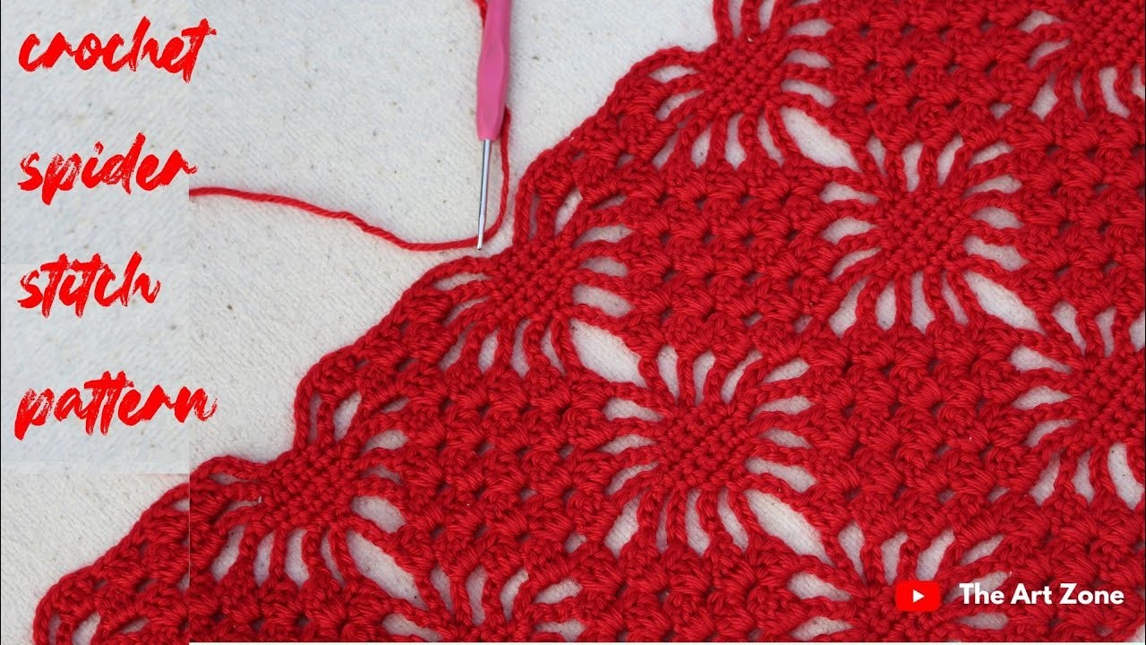 Stunning Crochet Spider Stitch Pattern for Baby Blanket